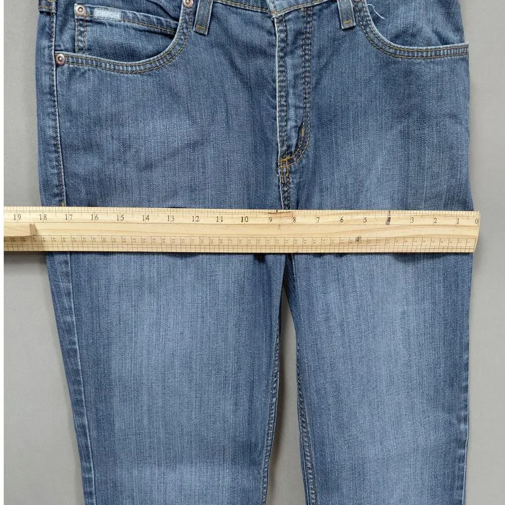 Cinch Jenna Blue Medium Wash Stretch Straight Leg Jeans Women Size 28